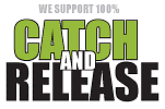 We Support 100% Catch and Release